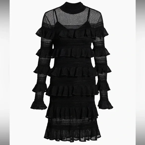 Zimmermann Crush Frilled Dress 1 - Picture 2 of 11